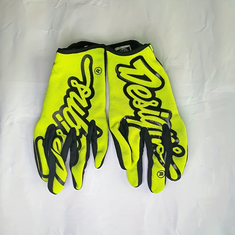 Graffitied Bike Gloves