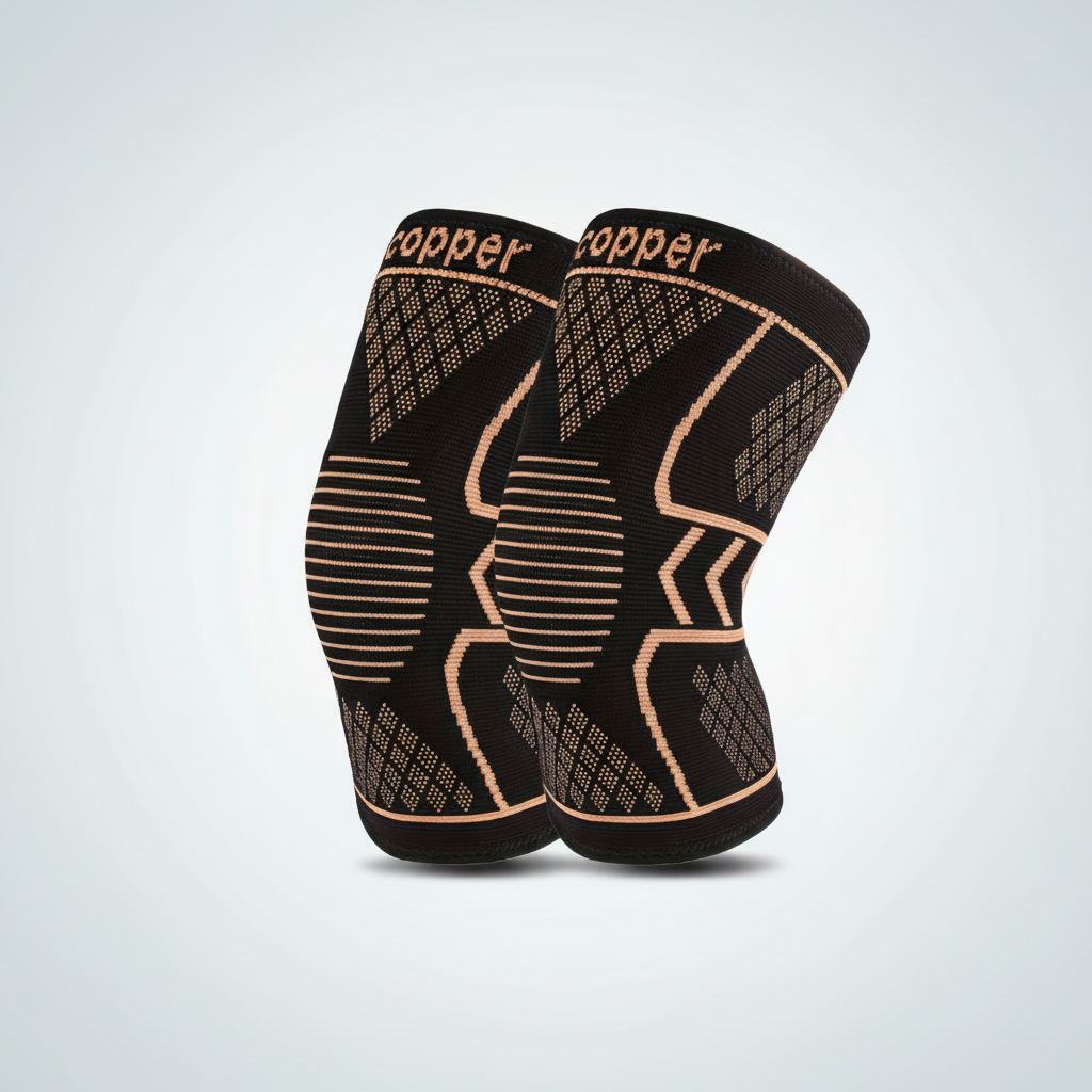 Copper Fibre Knee Brace