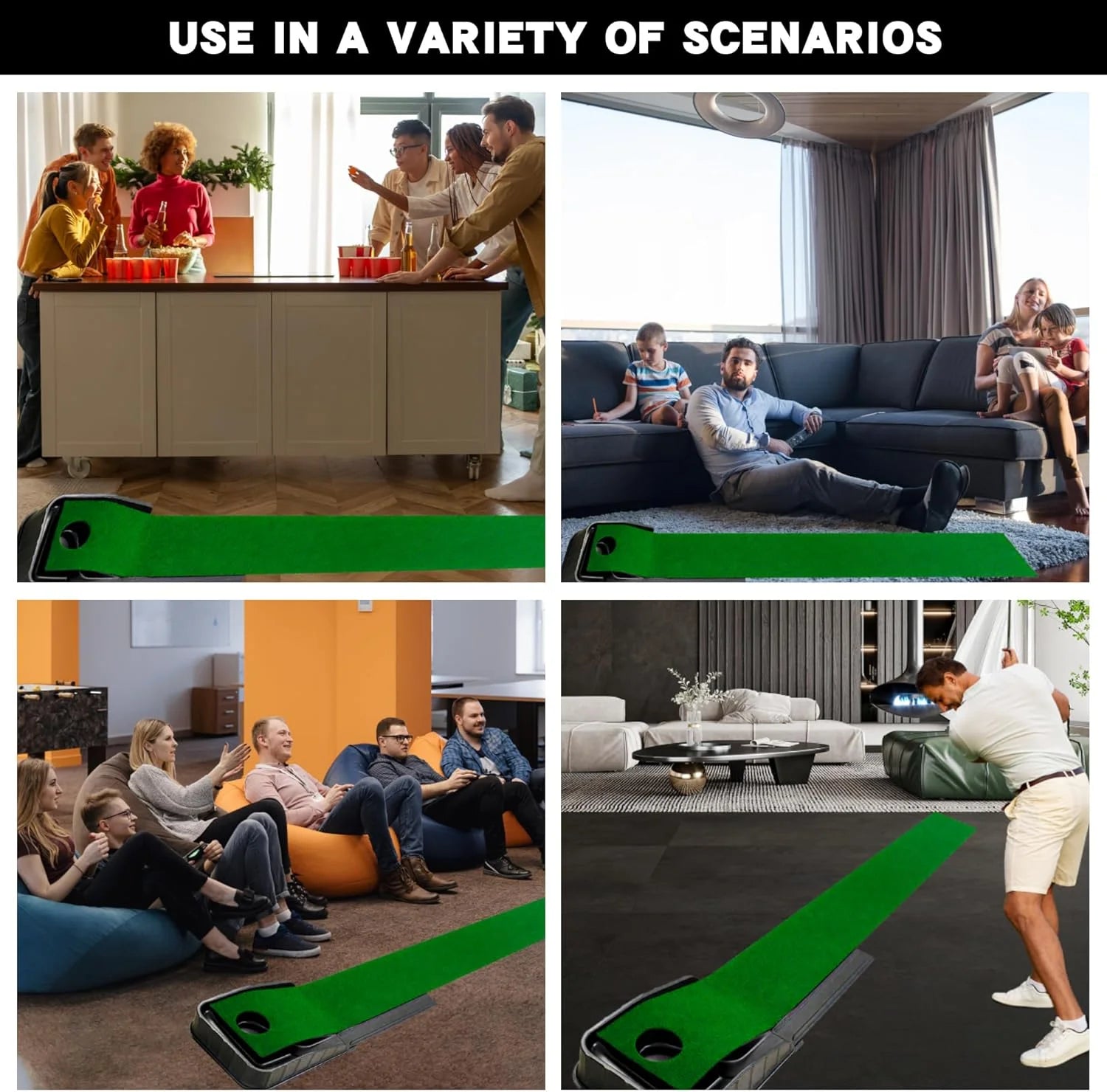Indoor Golf Putting Mat
