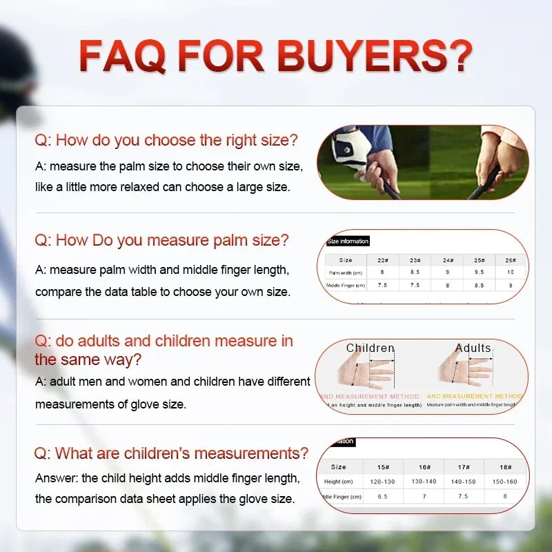 SINGELILA Golf Leather Glove