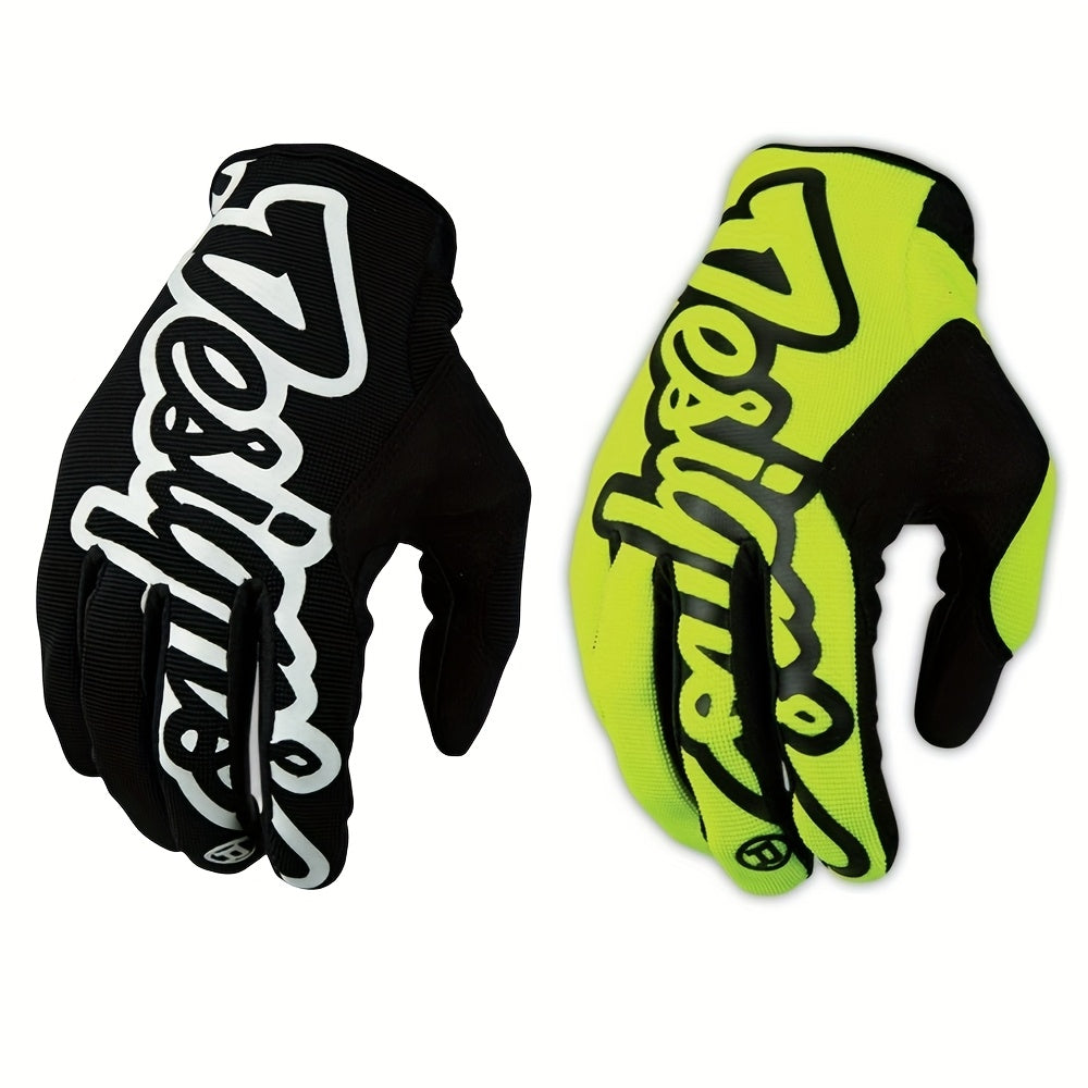 Graffitied Bike Gloves
